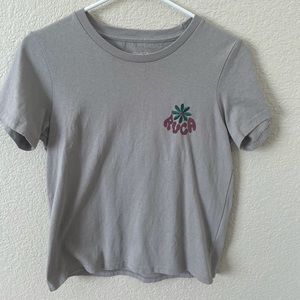 RVCA GRAPHIC EMBROIDED TEE